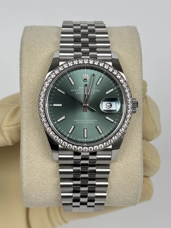 Rolex Datejust 36mm Steel and White Gold 126284rbr-0043 2