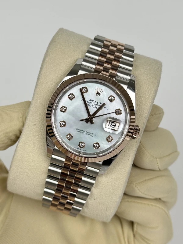 Rolex 36mm Steel and Everose Gold 126231-0021 3