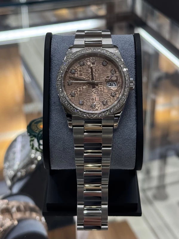 Rolex Datejust 36mm Steel and White Gold 126284rbr-0016 2
