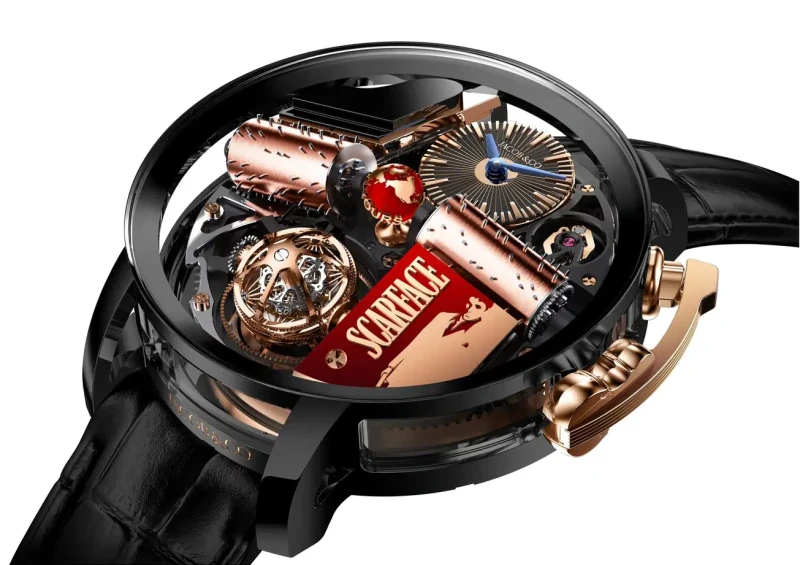 Opera Godfather Musical Watch Black DLC