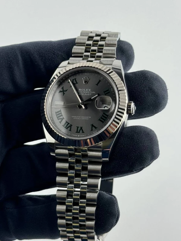 Rolex 41mm Steel and White Gold 126334-0022 6