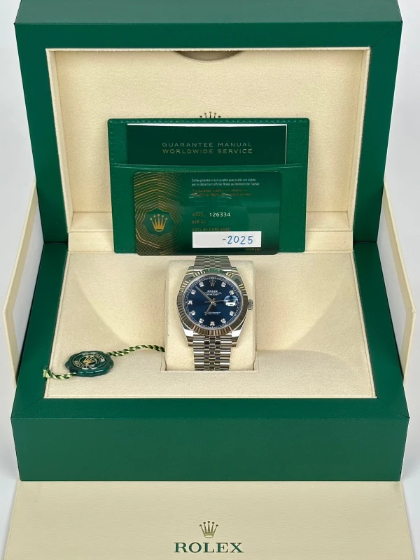 Rolex 41 mm, steel and white gold  126334-0016 5