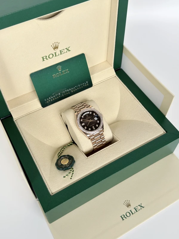 Rolex 36mm Everose Gold 128345rbr-0040 7