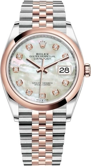 Datejust 36mm Steel and Everose Gold