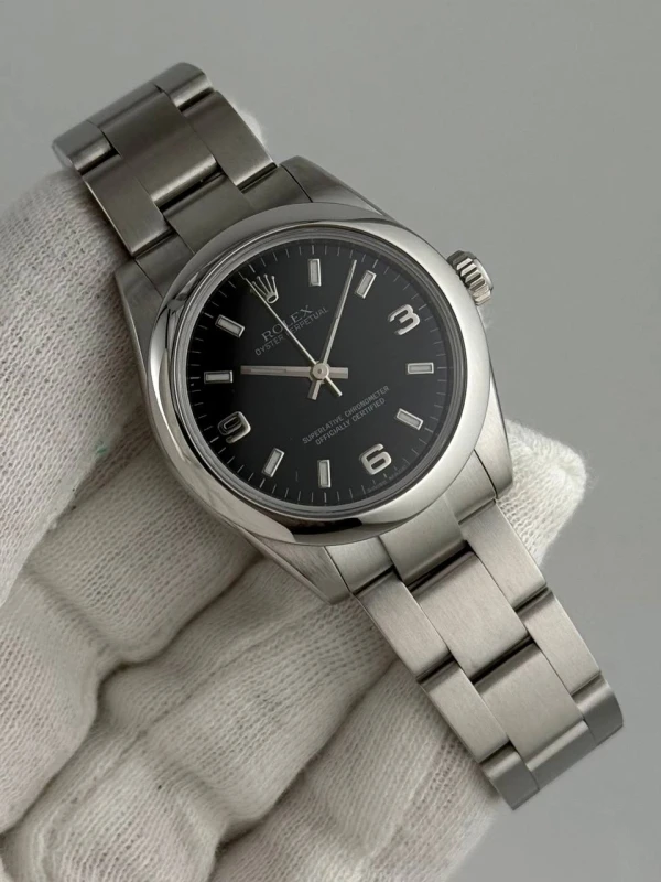Rolex Perpetual 31mm Steel 177200 Black 4