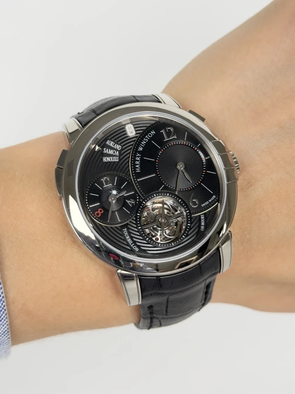 Harry Winston GMT Tourbillon MIDATG45WW001 Shanghai Limited Edition 6