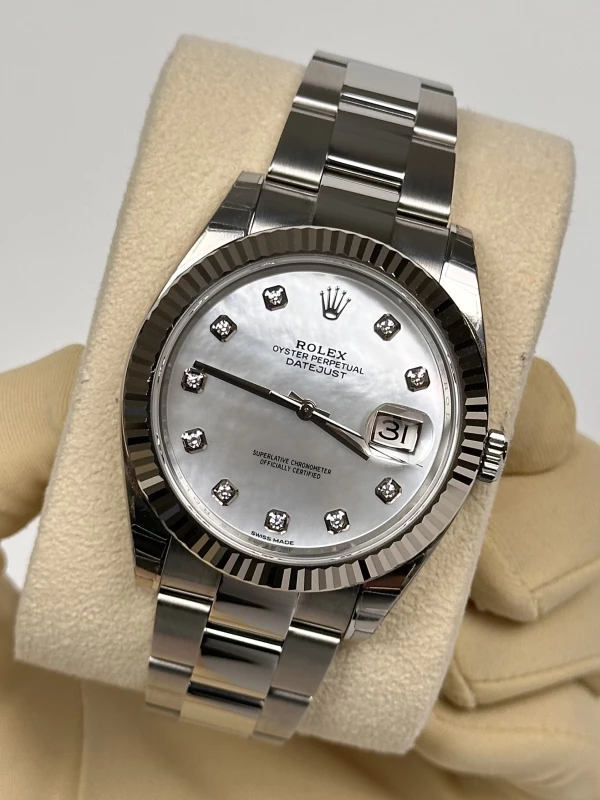 Rolex 41 mm, Oystersteel and white gold 126334-0019 4