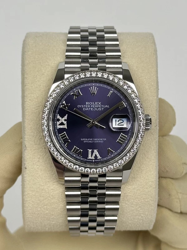 Rolex Datejust 36mm Steel and White Gold 126284rbr-0013 2