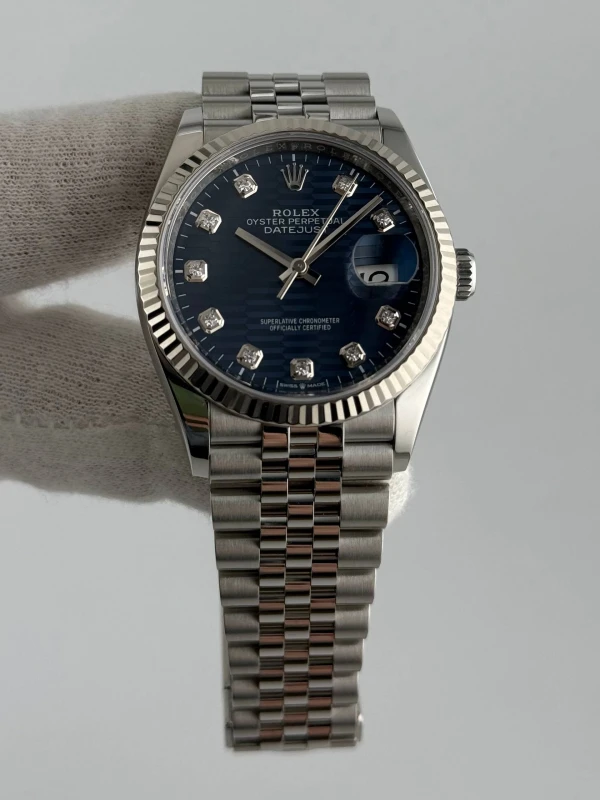 Rolex Datejust 36mm Steel and White Gold 126234-0057 2