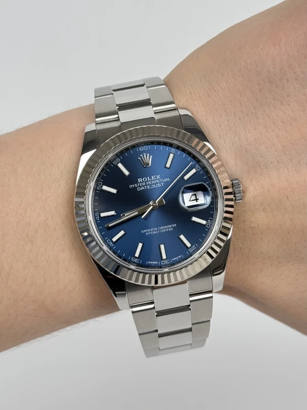 Rolex 41 mm, steel and white gold  126334-0001 8