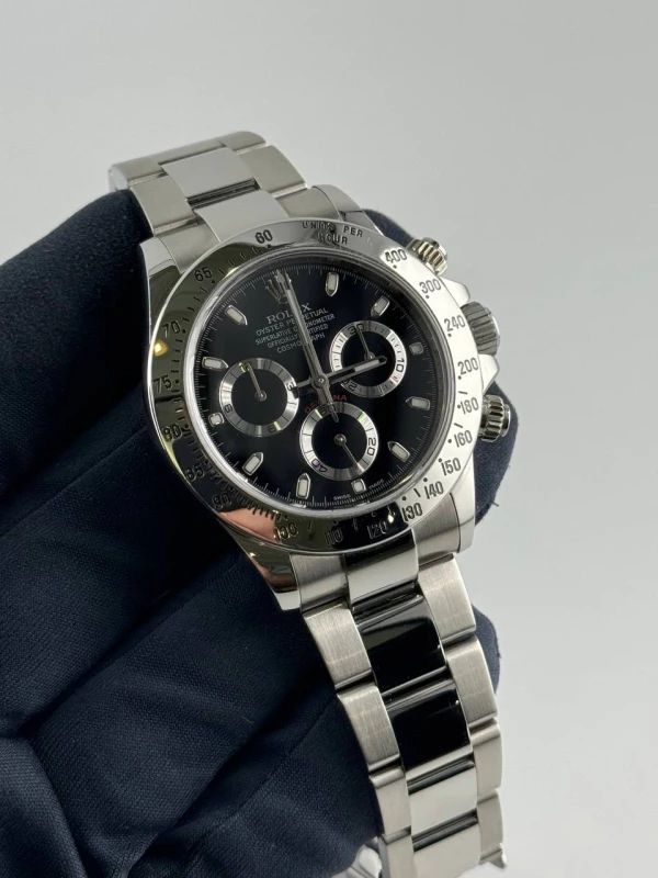 Rolex Cosmograph 40mm Steel 116520-Black 4