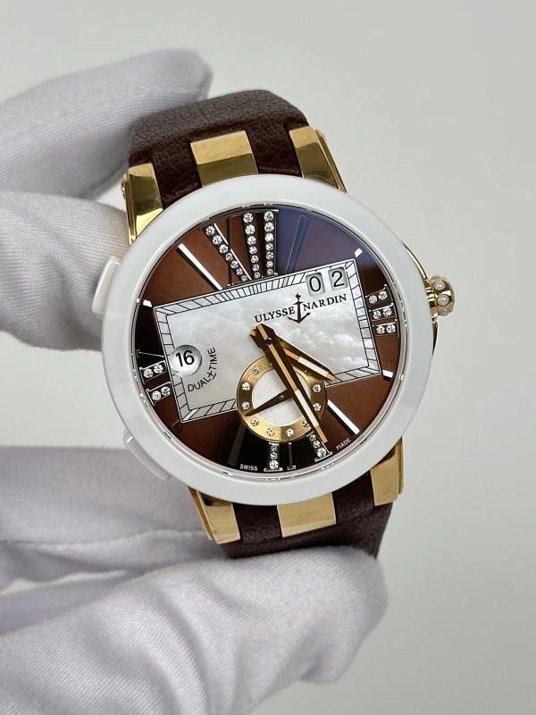 Ulysse Nardin Executive Dual Time Lady 246-10/30-05 3