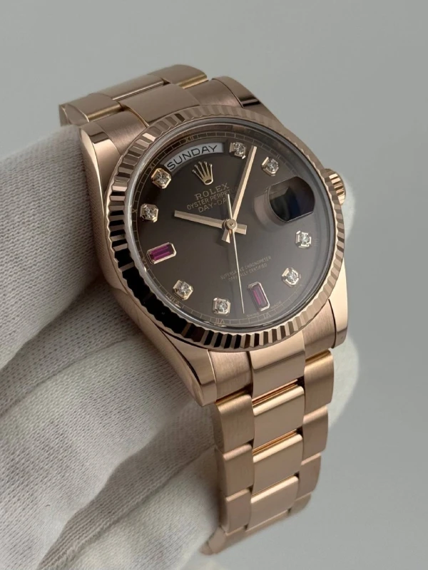 Rolex 36mm Everose Gold 118235F-0096 5