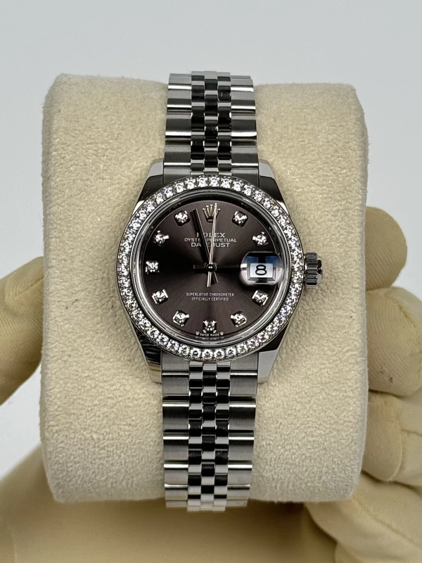 Rolex LADY 28 MM, OYSTERSTEEL, WHITE GOLD ANDDIAMONDS 279384rbr-0017 2