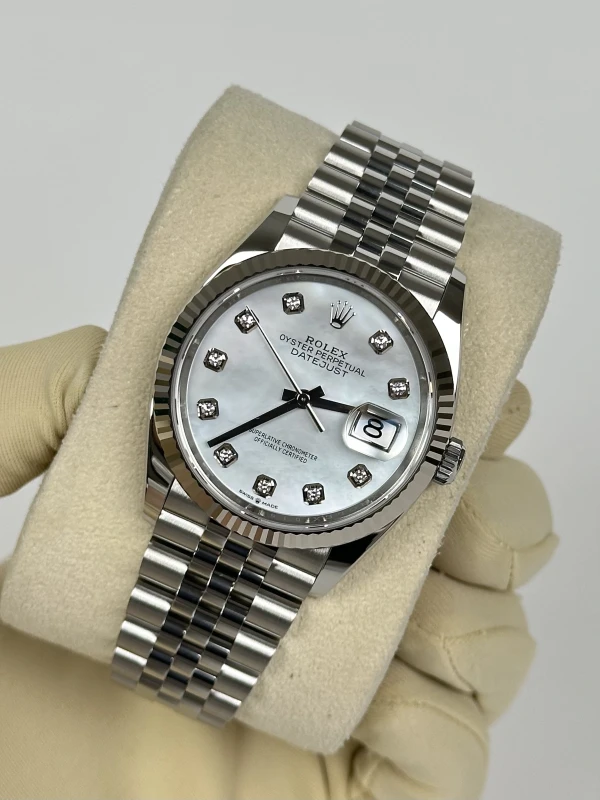 Rolex 36mm Steel and White Gold 126234-0019 3