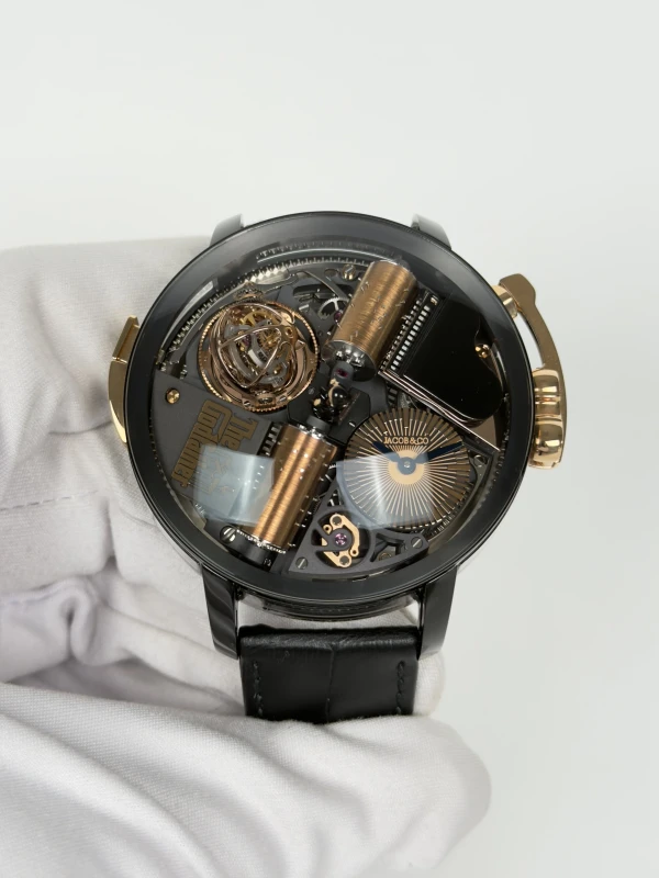Jacob & Co Opera Godfather Musical Watch Black DLC OP110.21.AG.AB.A 2