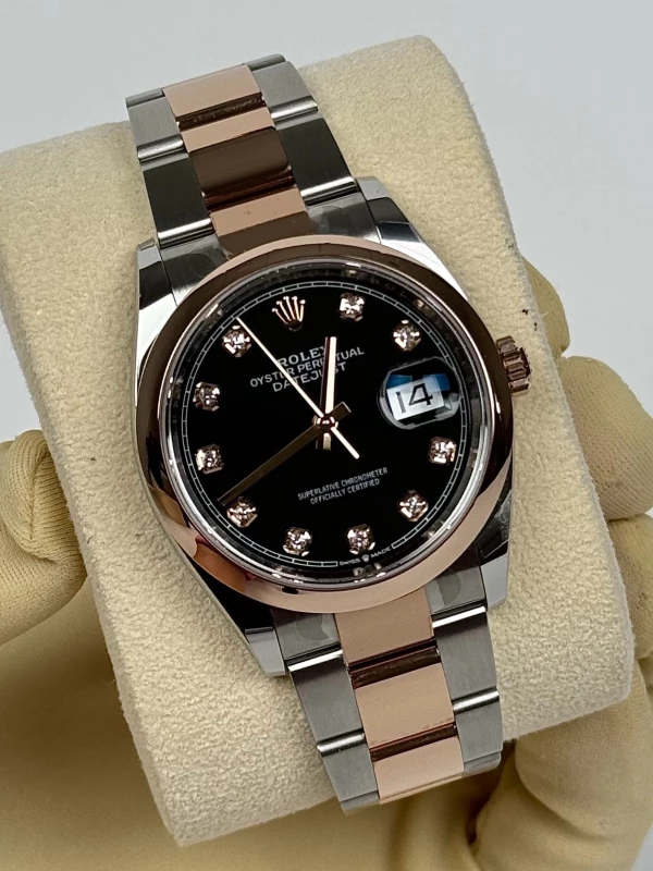 Rolex 36mm Steel and Everose Gold 126201-0020 3
