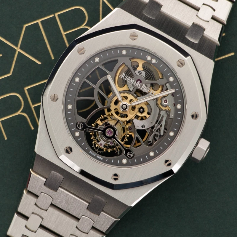 Audemars Piguet Openworked Extra-Thin Royal Oak Tourbillon  26511PT.OO.1220PT.01 7