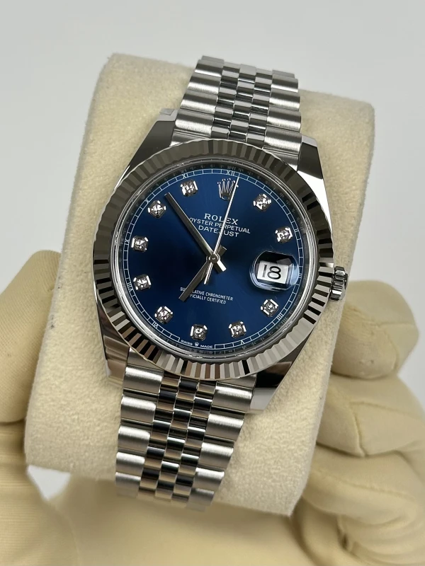 Rolex 41 mm, steel and white gold  126334-0016 4