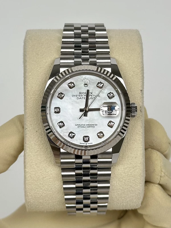 Rolex 36mm Steel and White Gold 126234-0019 2