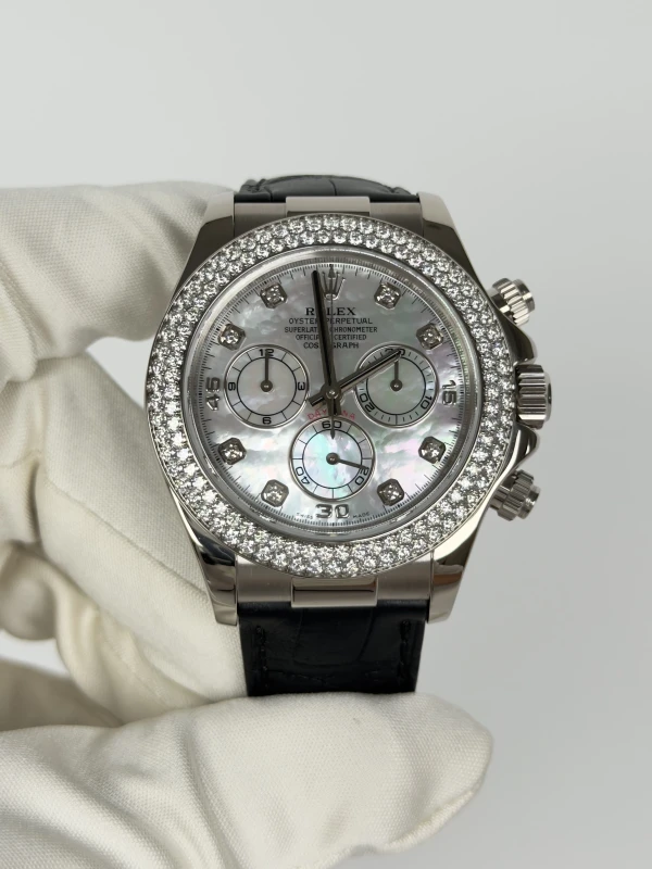 Rolex Cosmograph 40mm White Gold 116589RBR mdw 2