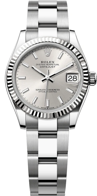 31mm Steel and White Gold