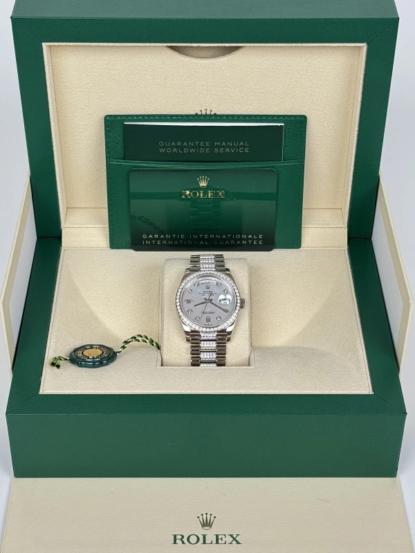 Rolex 36mm White Gold 128349RBR 7