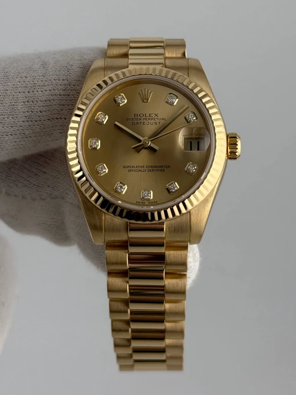 Rolex 31mm Yellow Gold 178278-0018 2