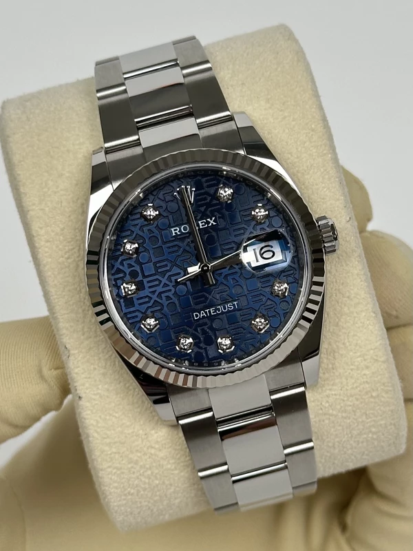 Rolex 36mm Steel and White Gold 126234-0012 3