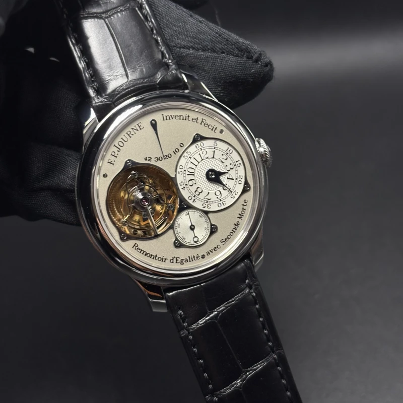 FP Journe Tourbillon Tourbillon Souverain Pt-BlCroco 7