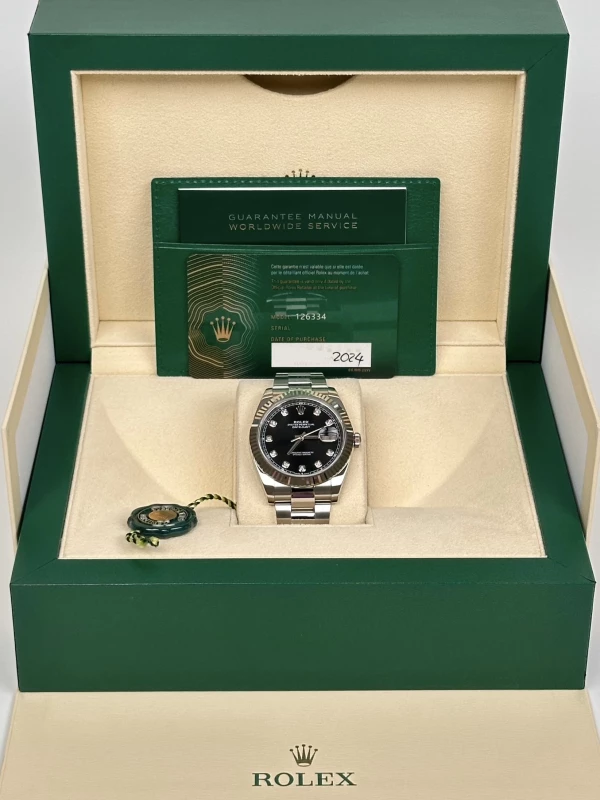 Rolex 41mm Steel and White Gold 126334-0011 5