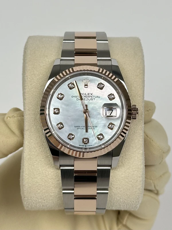 Rolex 36mm Steel and Everose Gold 126231-0022 2