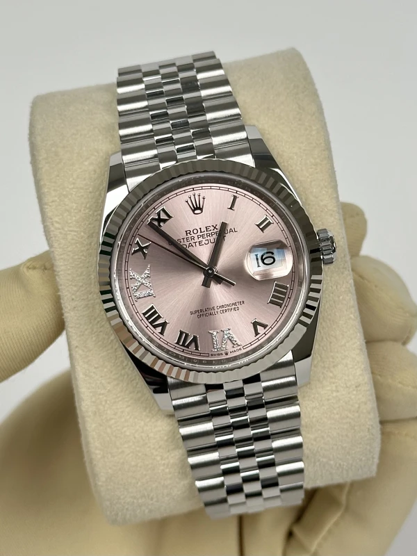 Rolex 36 mm Steel and White Gold 126234-0031 3