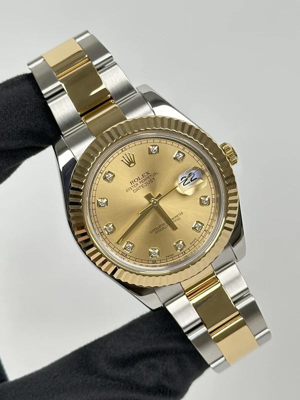 Rolex II 41mm Steel and Yellow Gold  116333 CHDO 2