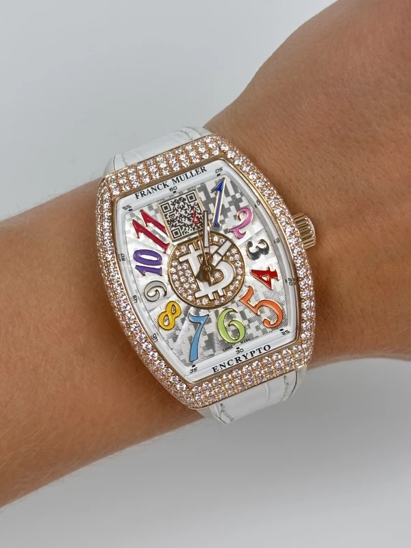 Franck Muller Diamond Gold Case, Color Dreams Edition V 38 SC AT BTC 9