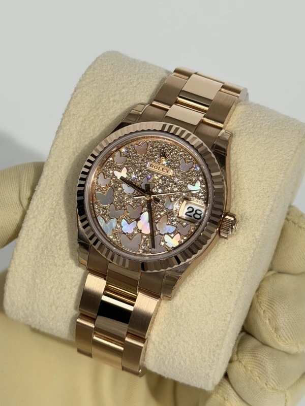 Rolex 31mm Everose Gold 278275-0020 4
