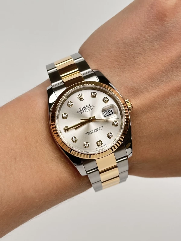 Rolex 36mm Steel and Yellow Gold 116233 sdo 8