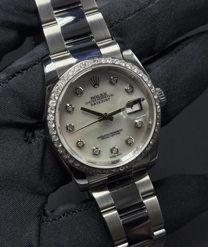 Rolex 36mm Steel and White Gold 116234 3