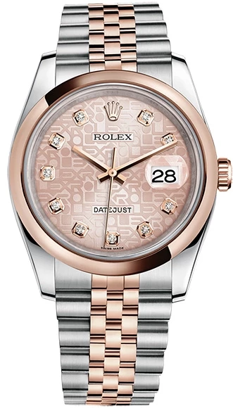 Rolex  36 mm, steel and Everose gold 116201-0062 изображение - 1