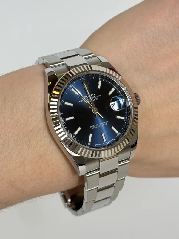 Rolex 41 mm, steel and white gold  126334-0001 5