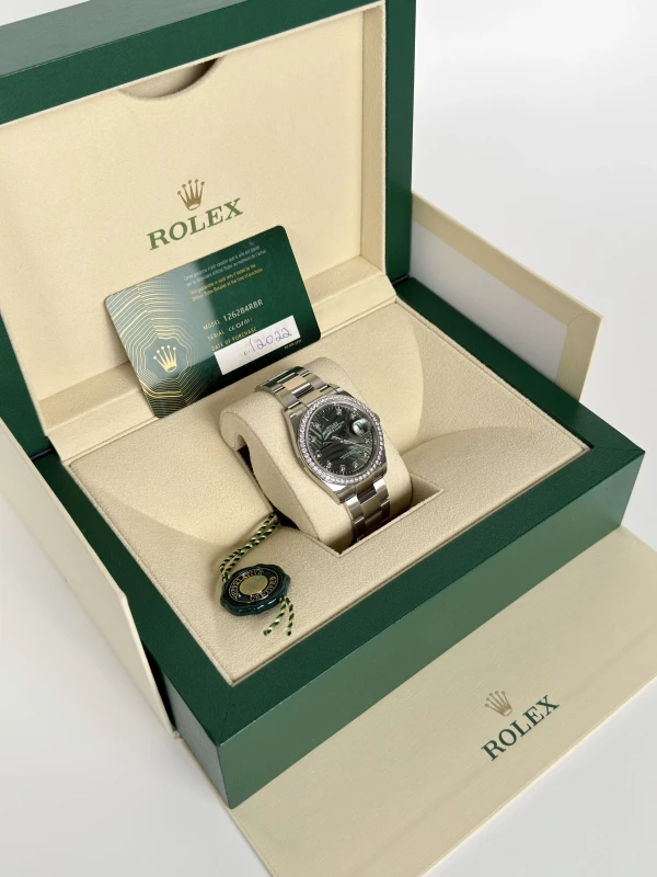 Rolex Datejust 36mm Steel and White Gold 126284rbr-0048 5