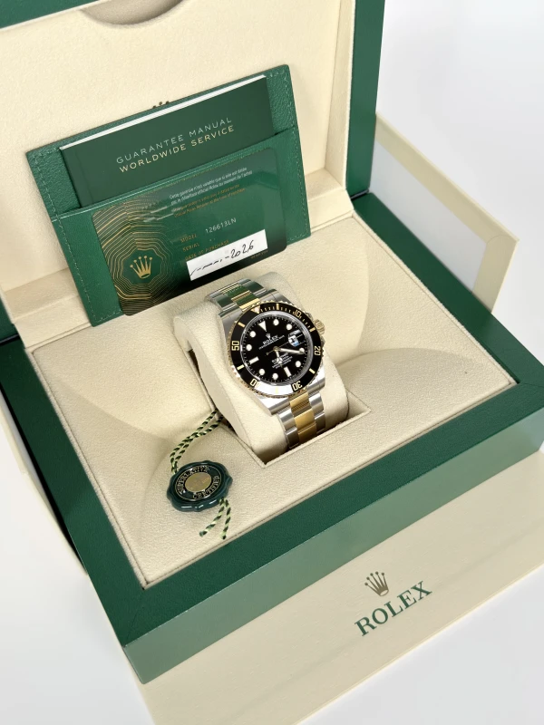 Rolex Date 41 mm Steel and Yellow Gold 126613ln-0002 5