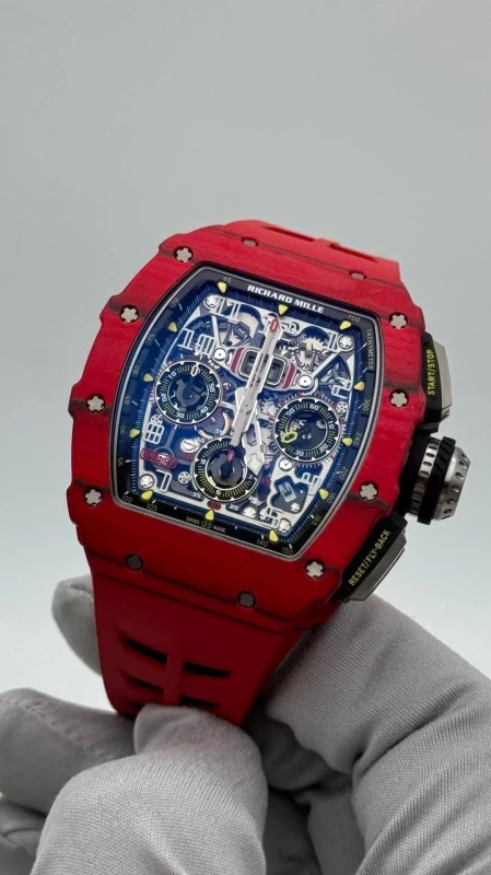 Richard Mille Red TPT NTPT AUTOMATIC FLYBACK CHRONOGRAPH RM 11-03 Red Quartz изображение - 5