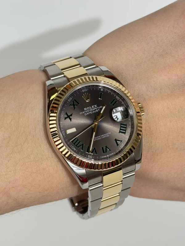 Rolex II 41mm Steel and Yellow Gold 116333 Slate 6