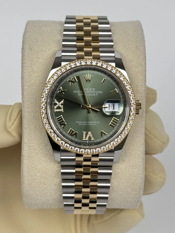 Rolex 36 mm, Oystersteel, yellow gold and diamonds 126283rbr-0011 2