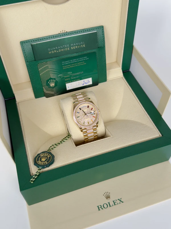 Rolex 36mm Yellow Gold 128348RBR 7