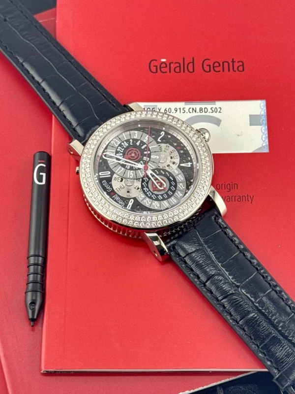 Gerald Genta Arena Perpetual Calendar GMT AQG.Y.66.915.CN.BD.S02 2