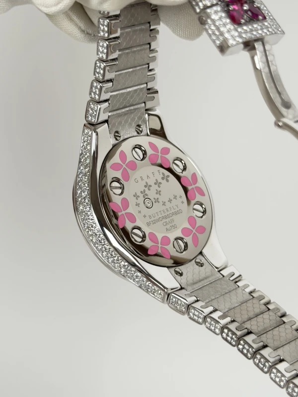 GRAFF MULTI-COLOURED BUTTERFLY WATCH 8