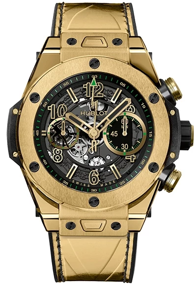 Hublot Unico 45 mm Yellow Gold Usain Bolt 411.VS.1189.VR.USB16 изображение - 1