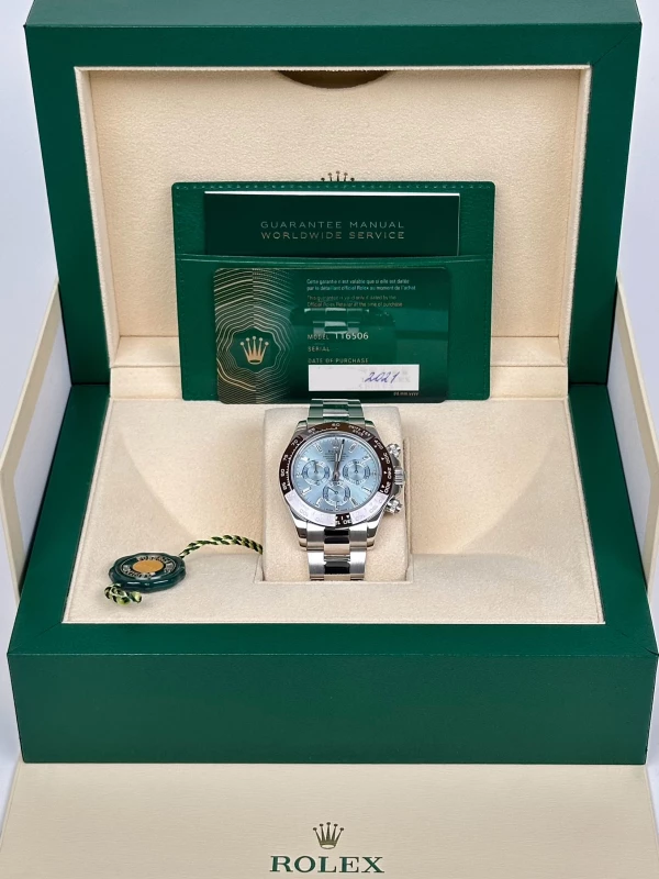 Rolex Cosmograph Daytona 40mm Platinum 116506-0002 5